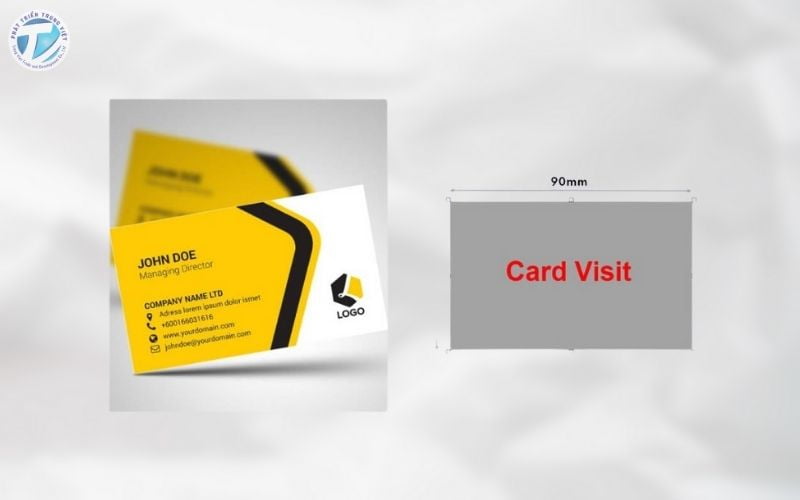 Kích thước card visit chuẩn tại Việt Nam